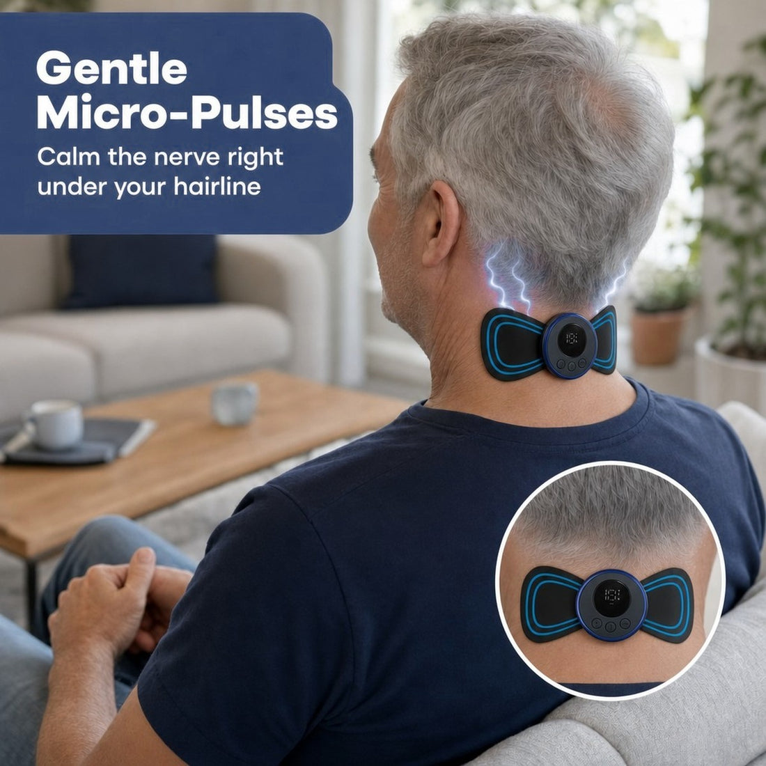Silenix™ gently calms the nerve under your hairline
